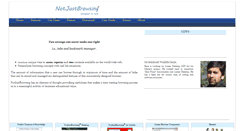 Desktop Screenshot of notjustbrowsing.org